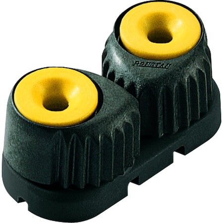 Ronstan Small 'C-Cleat' Cam Cleat Yellow Black Base RF5400Y